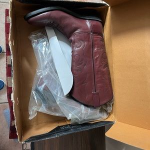 Brand new Old West  cowboy boots. Never worn. Size 10.5